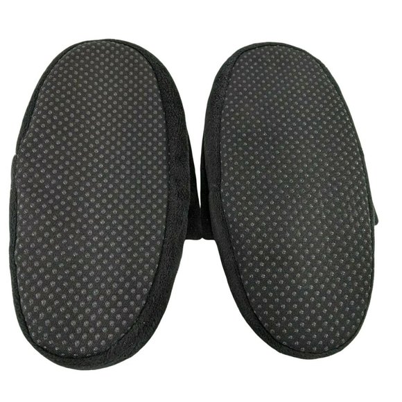 Brothers Youth Unisex Halloween Skeleton Slippers Black Size 1/2 - Picture 7 of 8